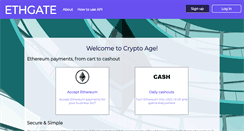 Desktop Screenshot of ethgate.com