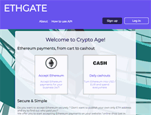 Tablet Screenshot of ethgate.com